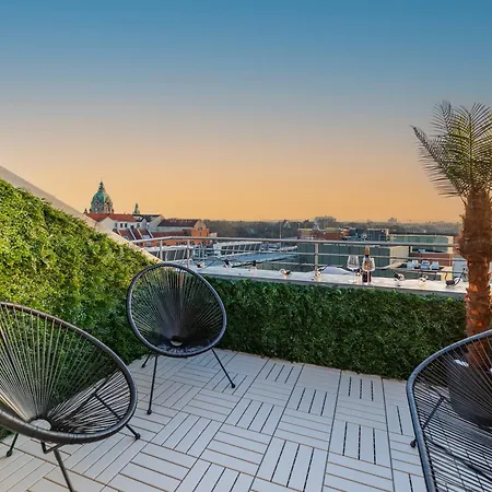 130 Qm Maisonette-penthouse - Dachterrasse Mit Exklusivem Panoramablick